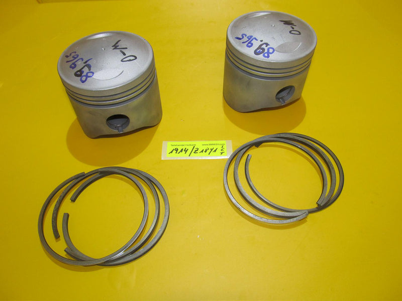 BMW R90 /6 Satz KS Kolben 89,965 0-Maß E=9,0 für Stahl Zylinder set piston