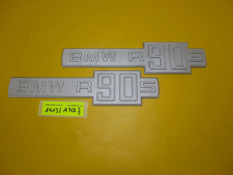 BMW R90 S Set Emblem Typenschild Platte Schriftzug Typenschild 1259369 type plate