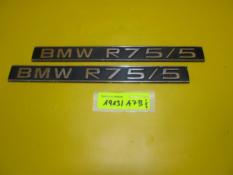 BMW R75 /5 Set Emblem Typenschild Platte Schriftzug Typenschild type plate