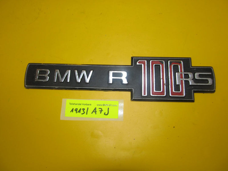 BMW R100 RS Emblem Typenschild Platte Schriftzug Typenschild type plate