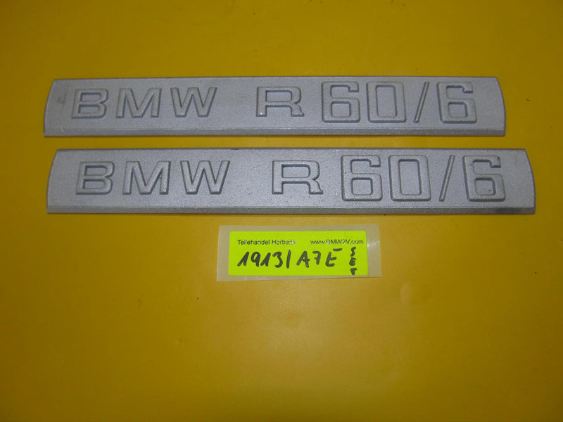 BMW R60 /6 Set Emblem Typenschild Platte Schriftzug Typenschild type plate