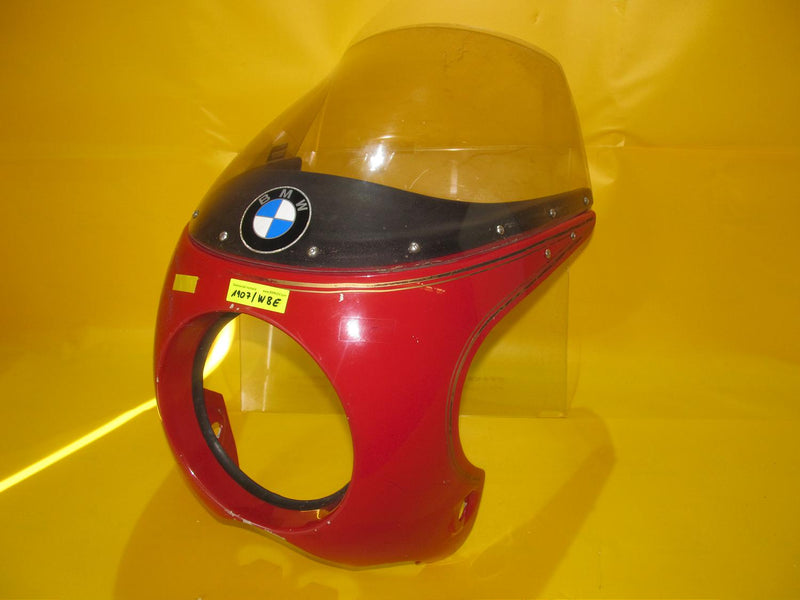 BMW R90 S R100 S Cockpit Verkleidung vorne rot 1233172 front fairing