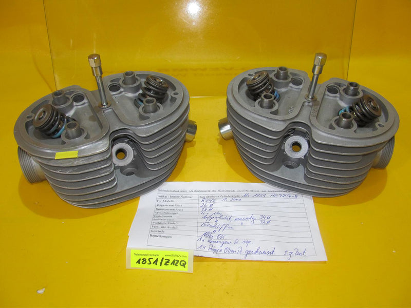 BMW R50 /5 Satz Zylinderkopf -überholt- 34/32mm 1253160 Cylinderhead set