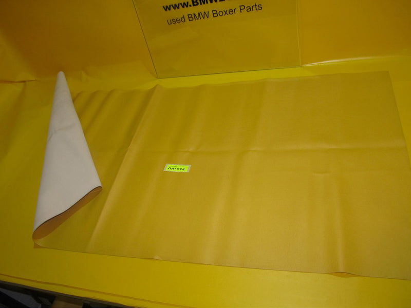 BMW R100 GS R80 Leder Sitzbank Bezug gelb NOS seat cover yellow