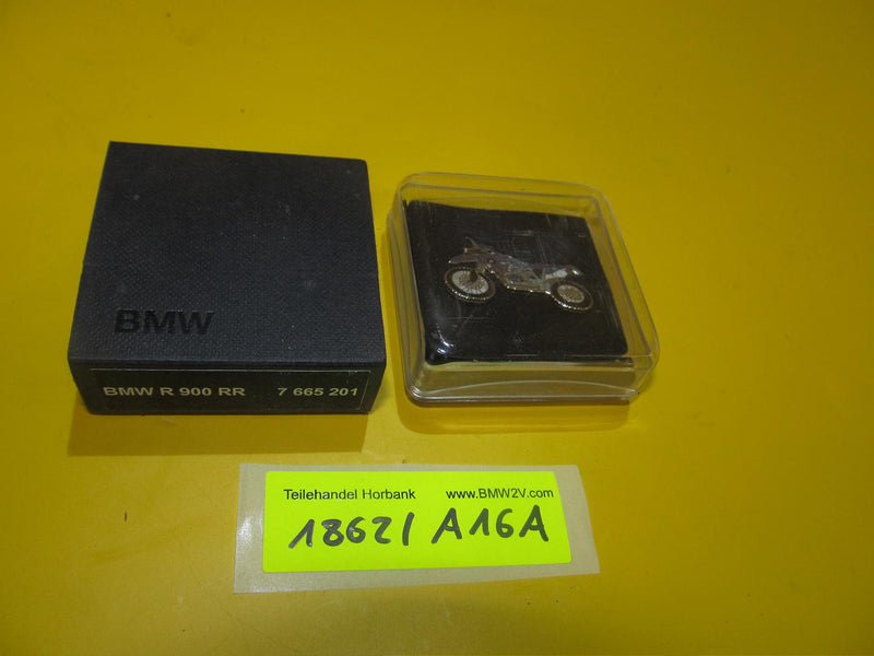 BMW R900 RR Anstecknadel Anstecker Pin 7665201 in OVP badget