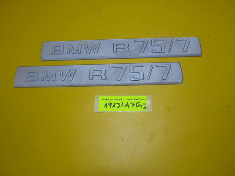 BMW R75 /7 Set Emblem Typenschild Platte Schriftzug Typenschild type plate