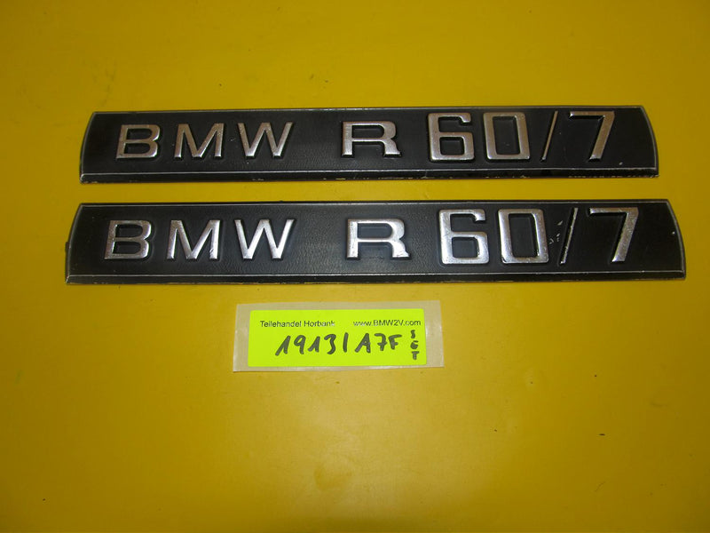 BMW R60 /7 Set Emblem Typenschild Platte Schriftzug Typenschild type plate