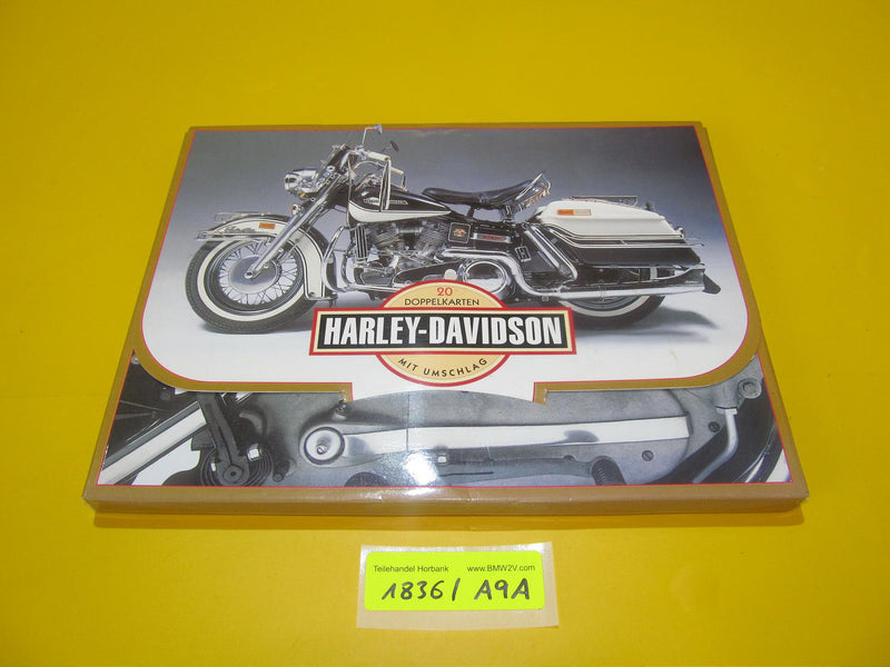 Harley Davidson 20 x Doppelkarten Einladungskarten mit Umschlag 90-366-0747-7